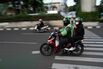 A Gojek driver.