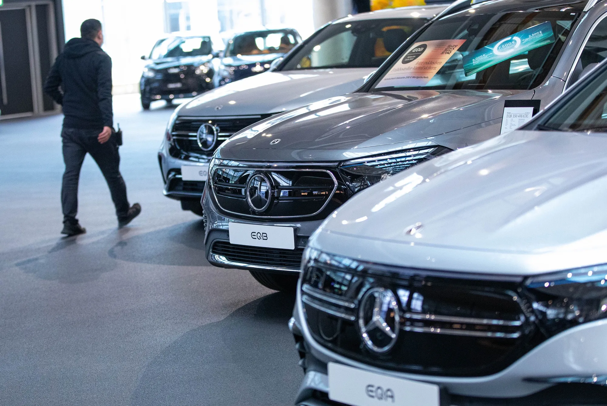 EV sales were a bright spot in Mercedes’s report, with its EQ sales nearly doubling to 23,500 units.