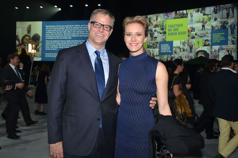John and Amy Griffin. Photographer: Amanda Gordon/Bloomberg
