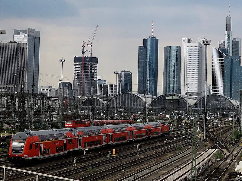 Frankfurt's Financial District As City's Banking Industry Anticipates 8,000 Additional Jobs Following Brexit