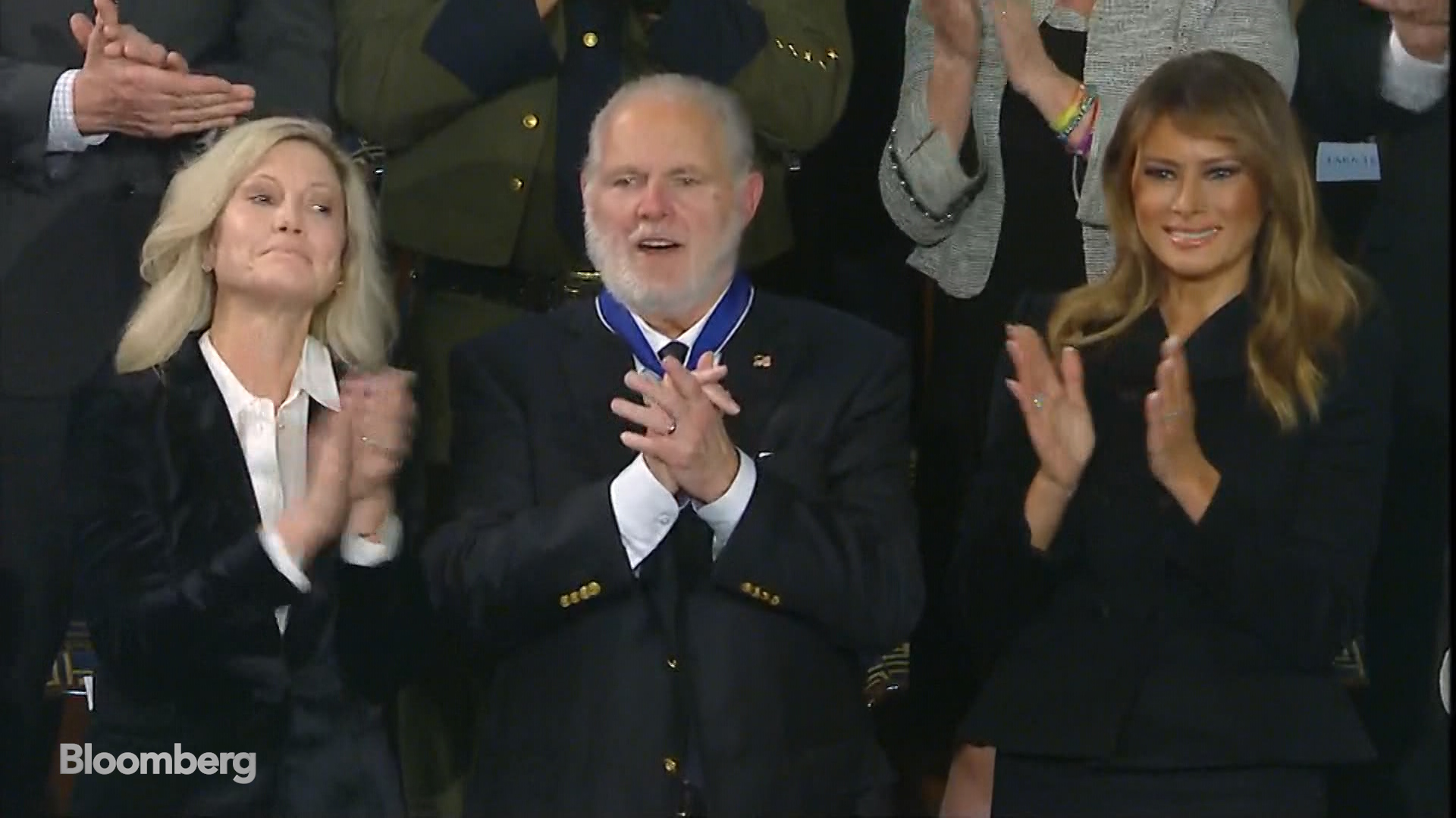 Watch Trump Awards Rush Limbaugh Medal Of Freedom Bloomberg    1x 1 