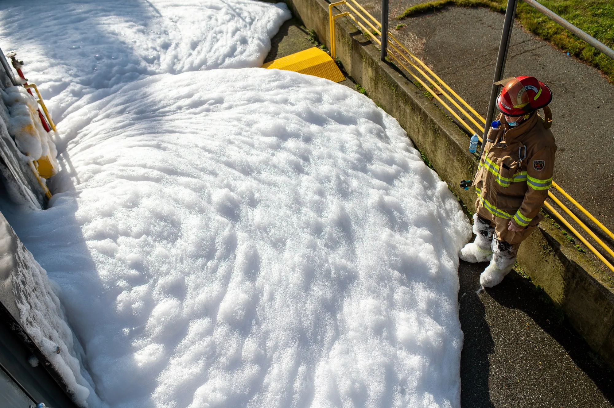 PFAS substances can be found in firefighter foam and countless other products.