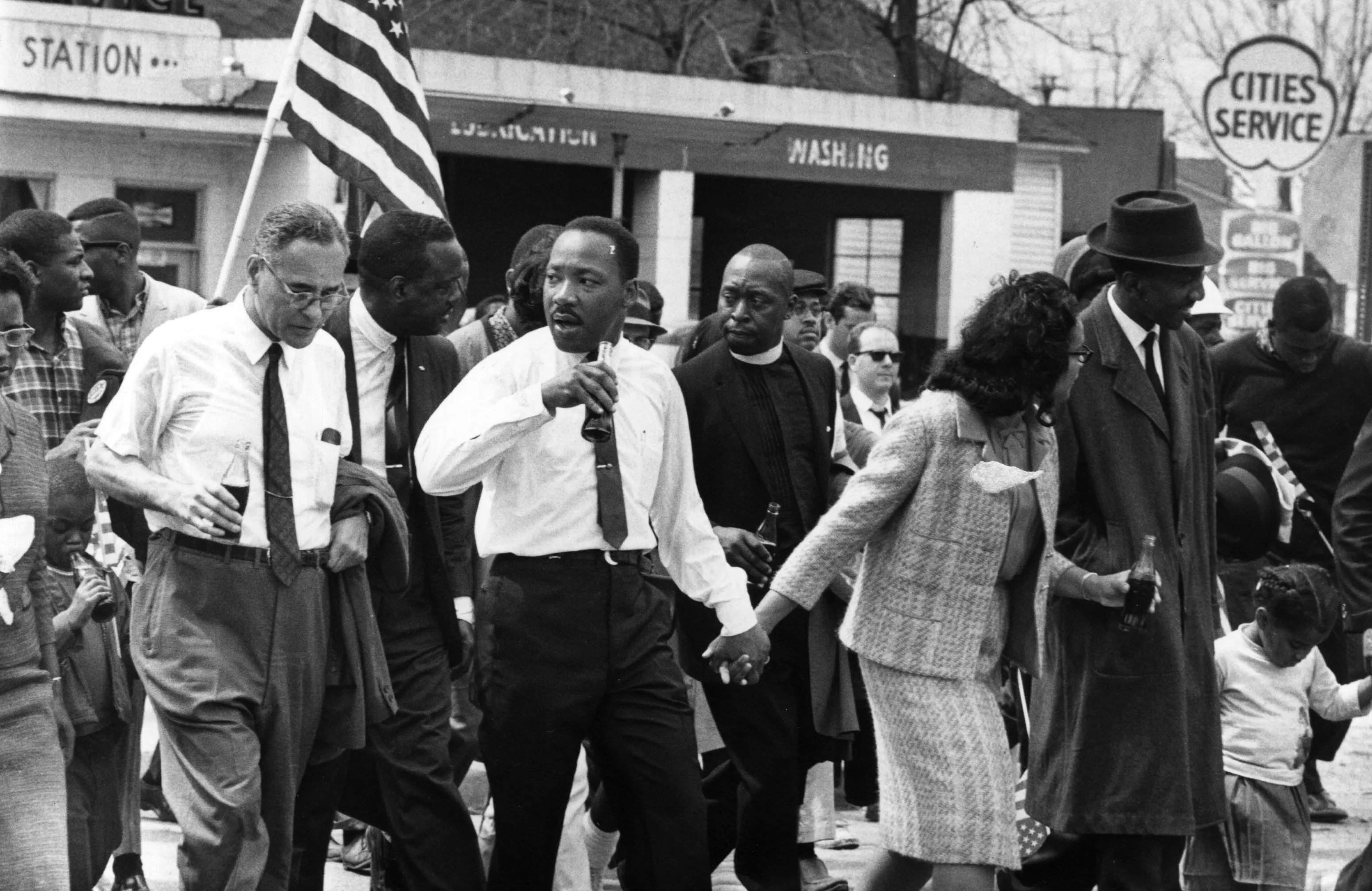 Marching on the road to American greatness.
