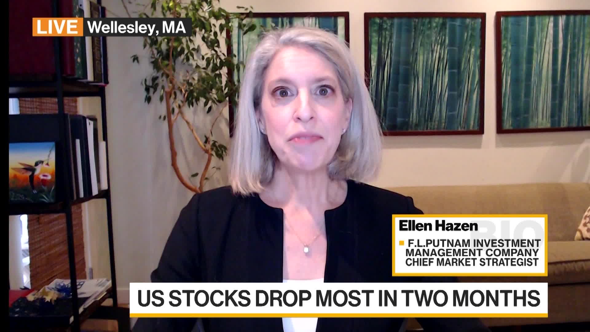 Watch F.L.Putnam Investment's Hazen on the US markets Bloomberg