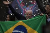 Former President Lula Holds Campaign Rally