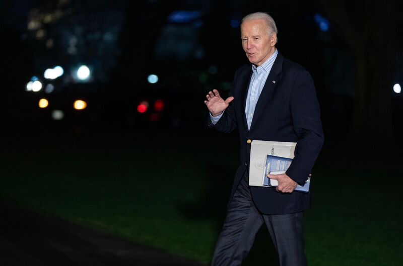 President Biden Returns To White House From Texas