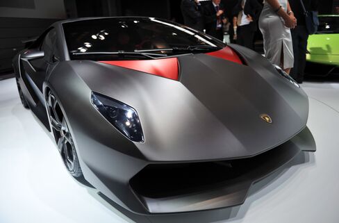 The $2.2 million Lamborghini Sesto Elemento V10 coupe debuted at the 2010 Paris Motor Show. It has a six-speed semi-automatic transmission and a 60-mile-per-hour sprint of 2.5 seconds.