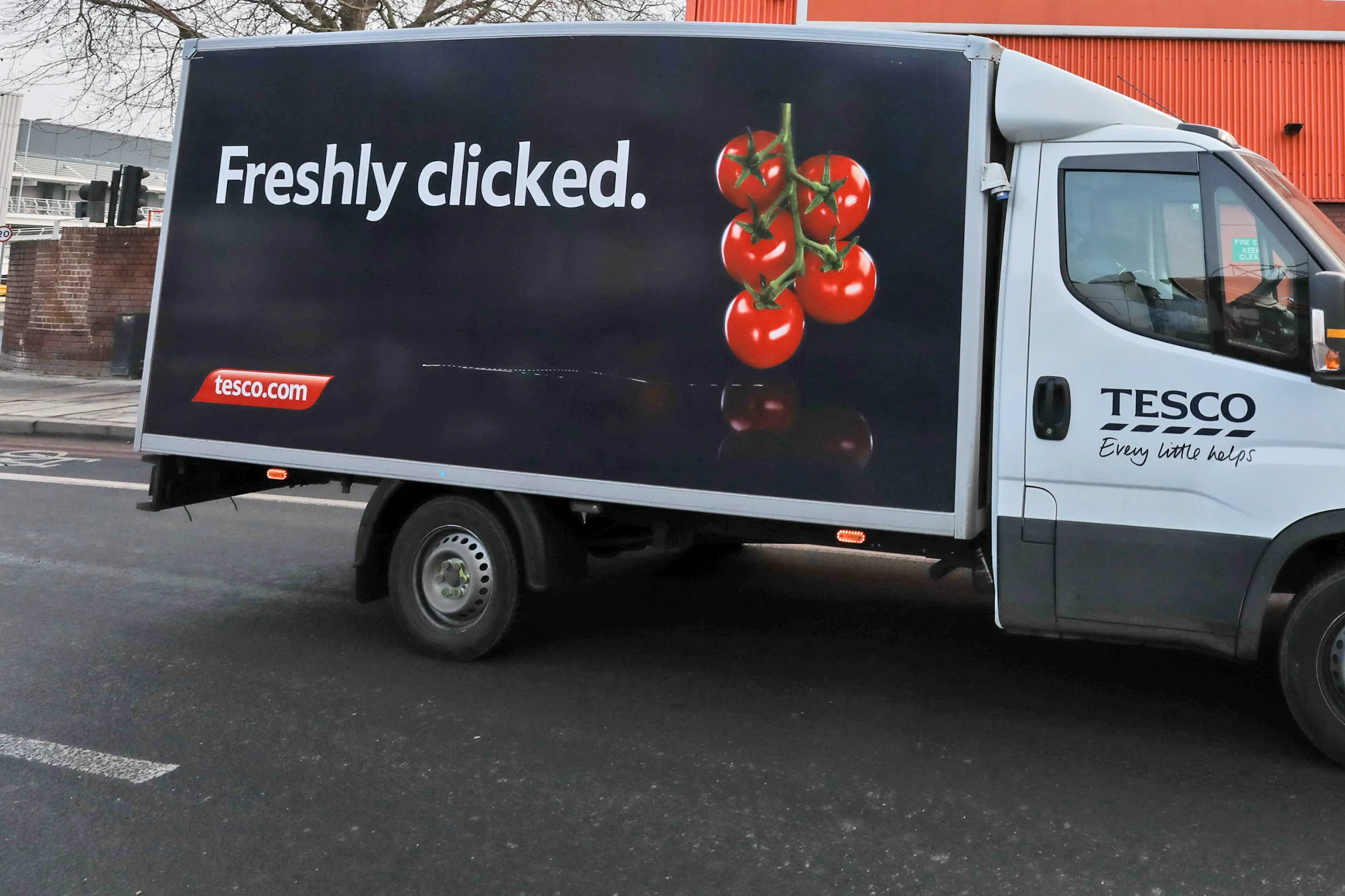 A Tesco Plc delivery van&nbsp;in London, U.K.