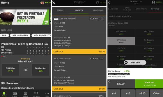 DraftKings Starts Taking Mobile Bets in New Jersey