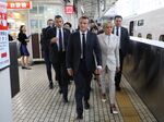 Emmanuel Macron in Tokyo on June 27