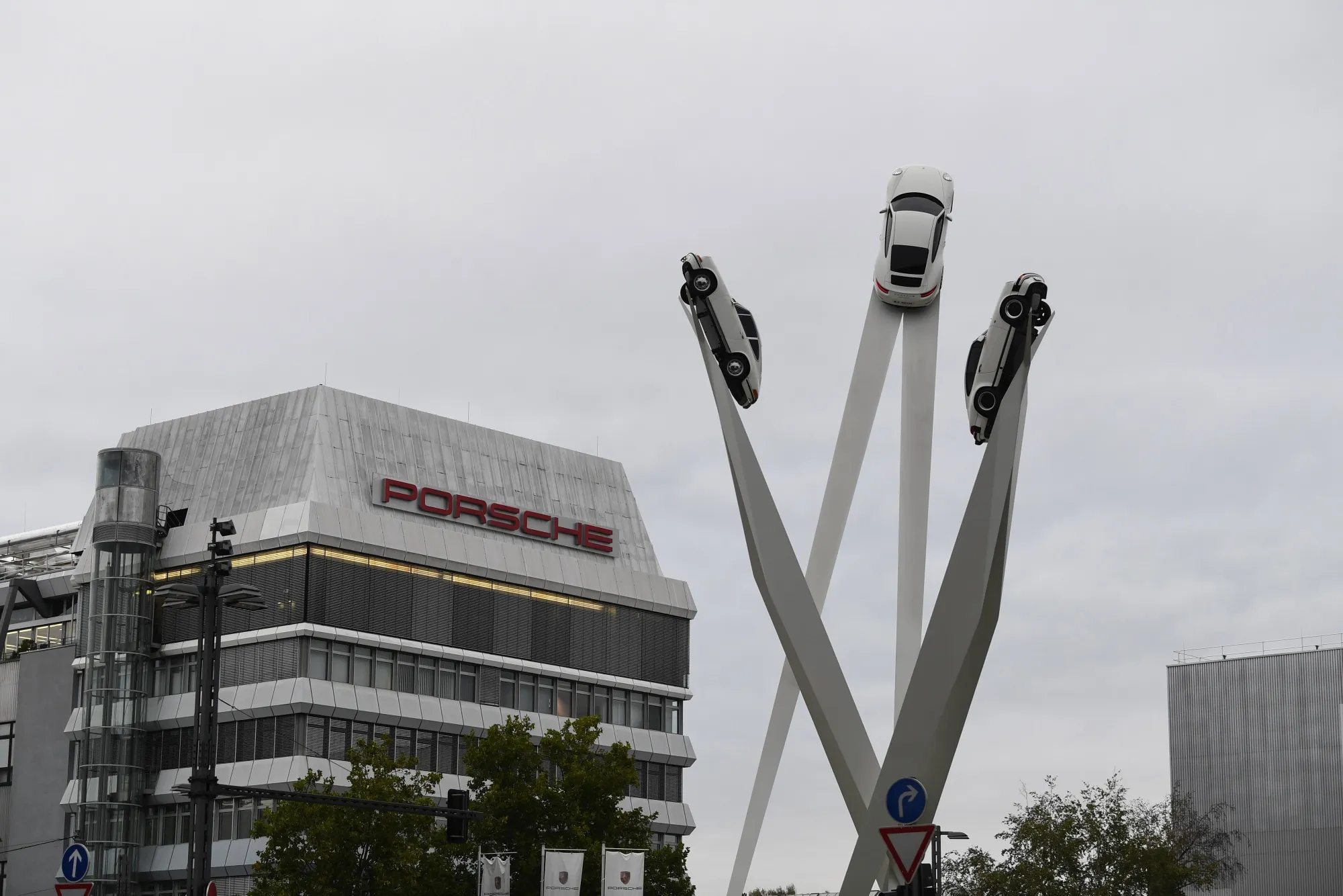 Porsche&nbsp;headquarters in Stuttgart, Germany.