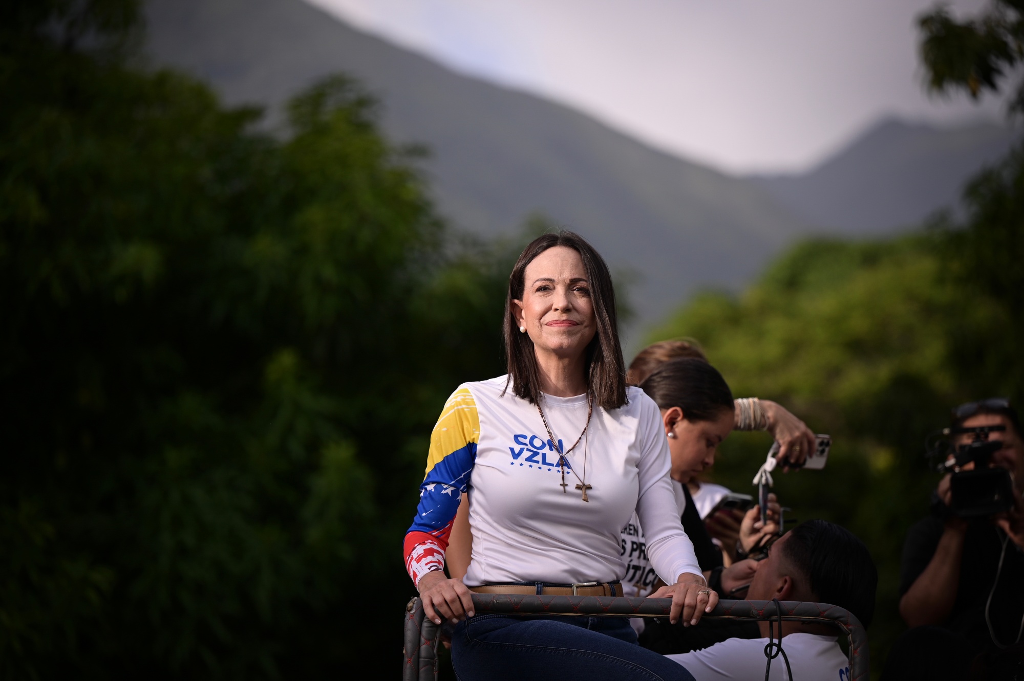 Maria Corina Machado&nbsp;emphasized that González was the rightful winner of Sunday’s presidential election, and called on the international community to help Venezuela.&nbsp;