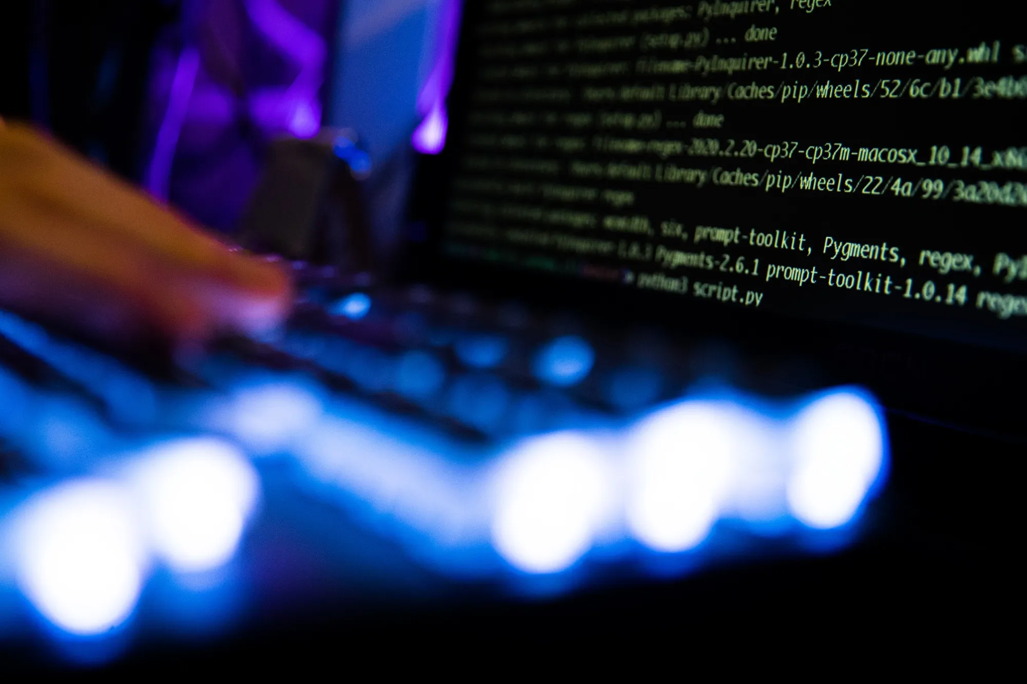 Data And Text On Computer Screens