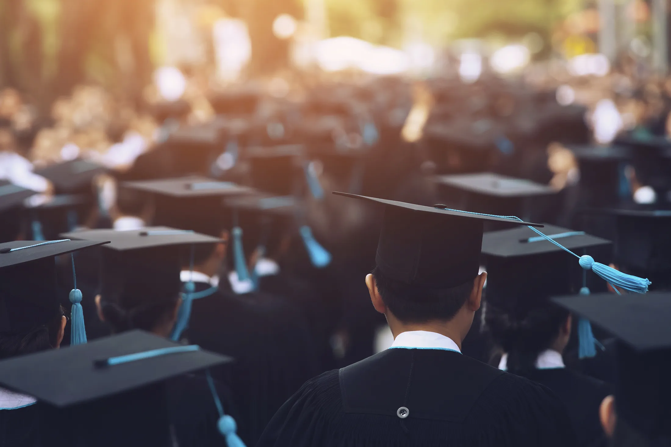 University Students Wearing Mortarboard During Event