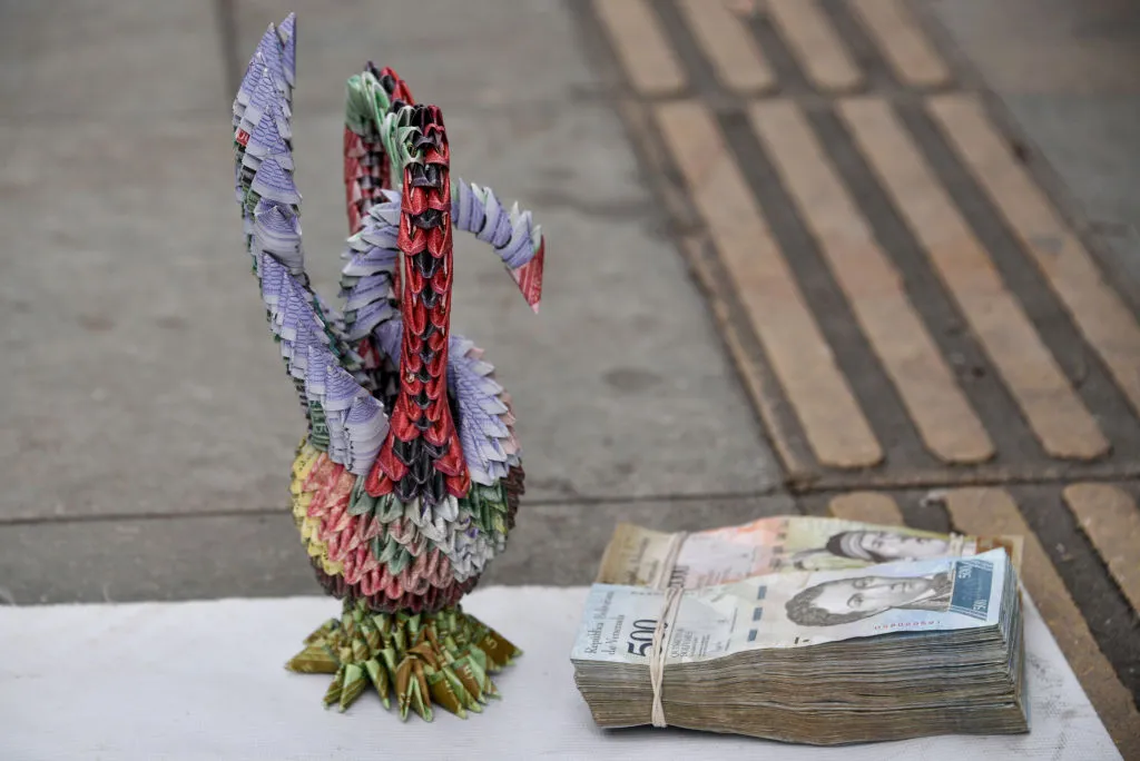 What happens when money is inflated to death.