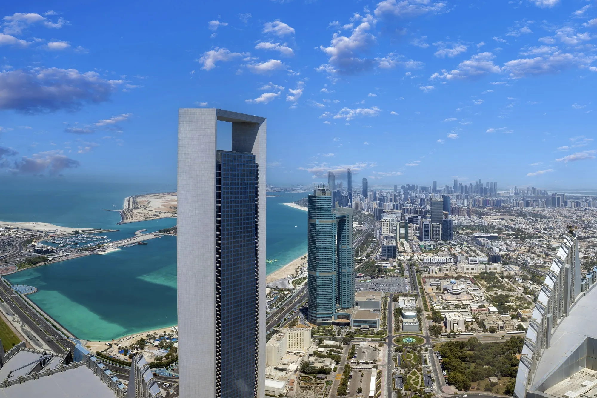 The skyline of&nbsp;Abu Dhabi.
