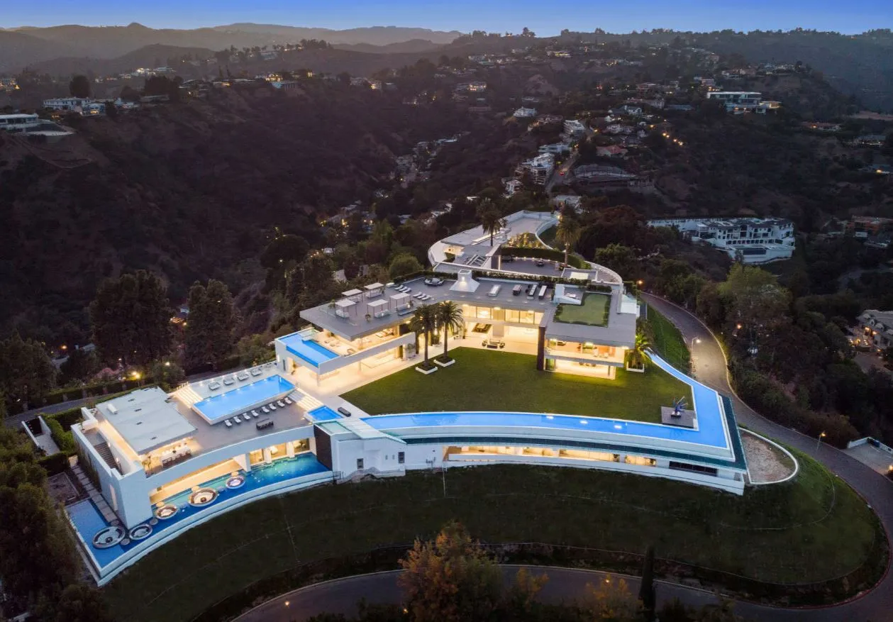 Los Angeles hilltop estate known as “The One.”