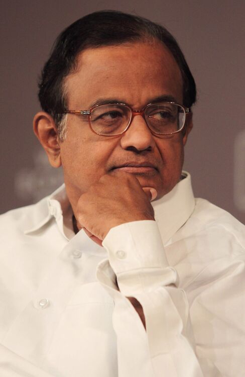 India's Home Minister Palaniappan Chidambaram