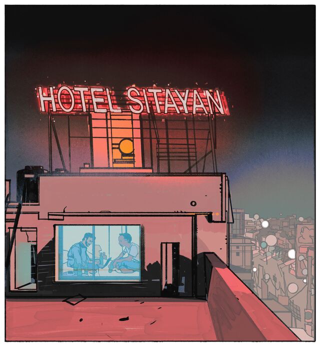 Hotel Sitayan, home base for one digital-arrest operation.