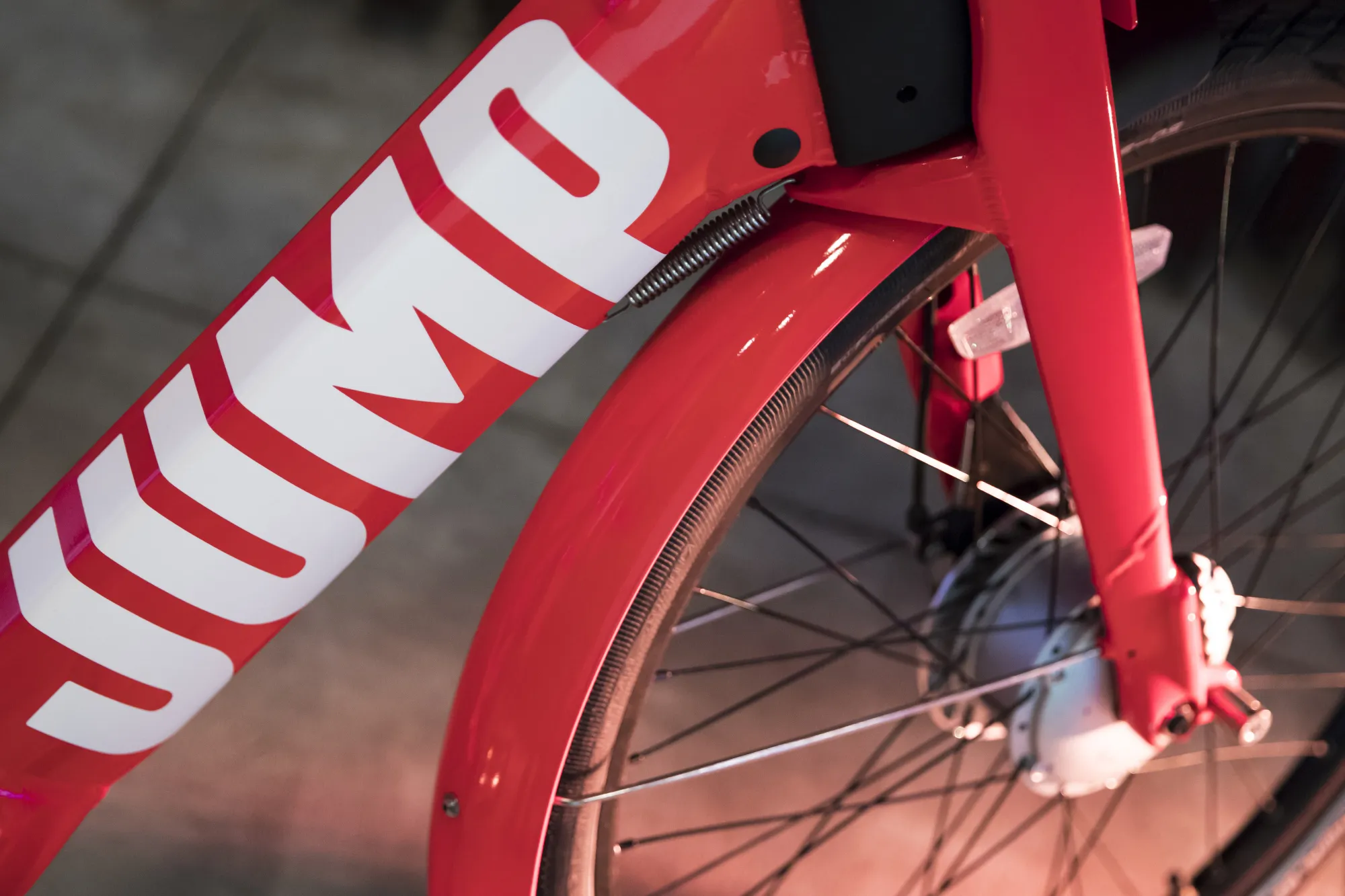 Uber's Jump electric bicycle.