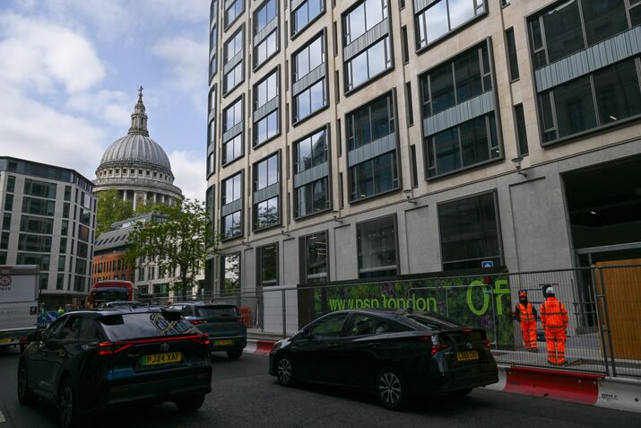 HSBC's Newgate Street offices in the City of London.