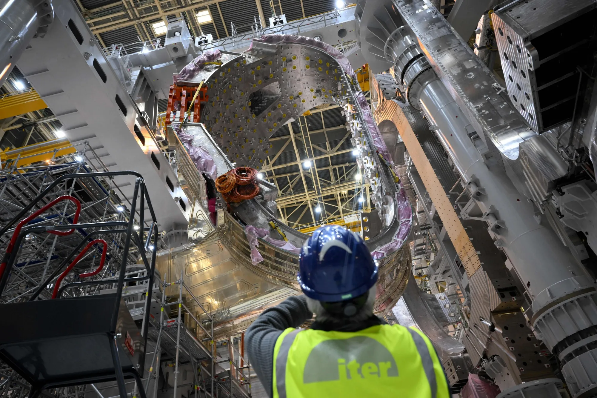 The international nuclear fusion project in Saint-Paul-les-Durance, southern France.&nbsp;