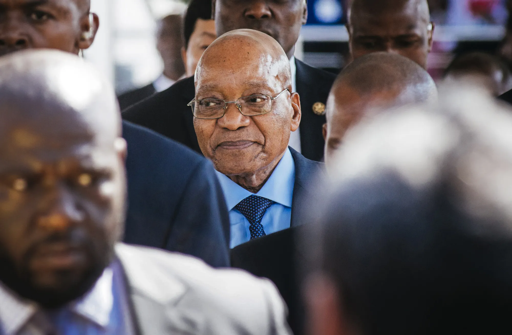 Companies controlled by the Gupta family, who are friends with Zuma, pictured, and in business with his son, were dropped by their South African bankers, brokers and auditors.

