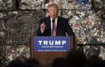 Donald Trump, then running for president, detailed his trade agenda in a Monessen, Pennsylvania, speech on June 28, 2016.
