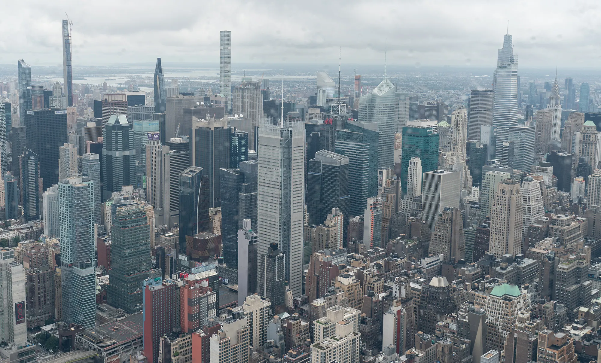 Buildings in midtown Manhattan.