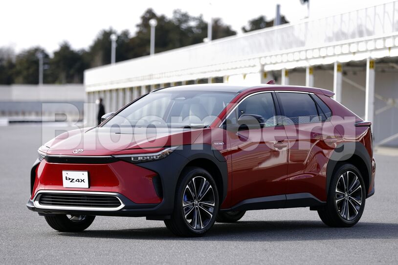 Toyota Motor Electric Vehicle bZ4X Test Drive