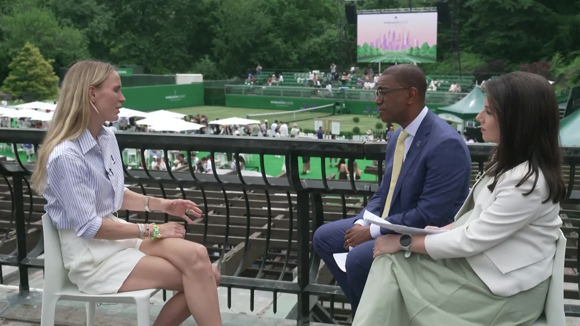 Video: Tennis Pro Caroline Wozniacki on Wimbledon