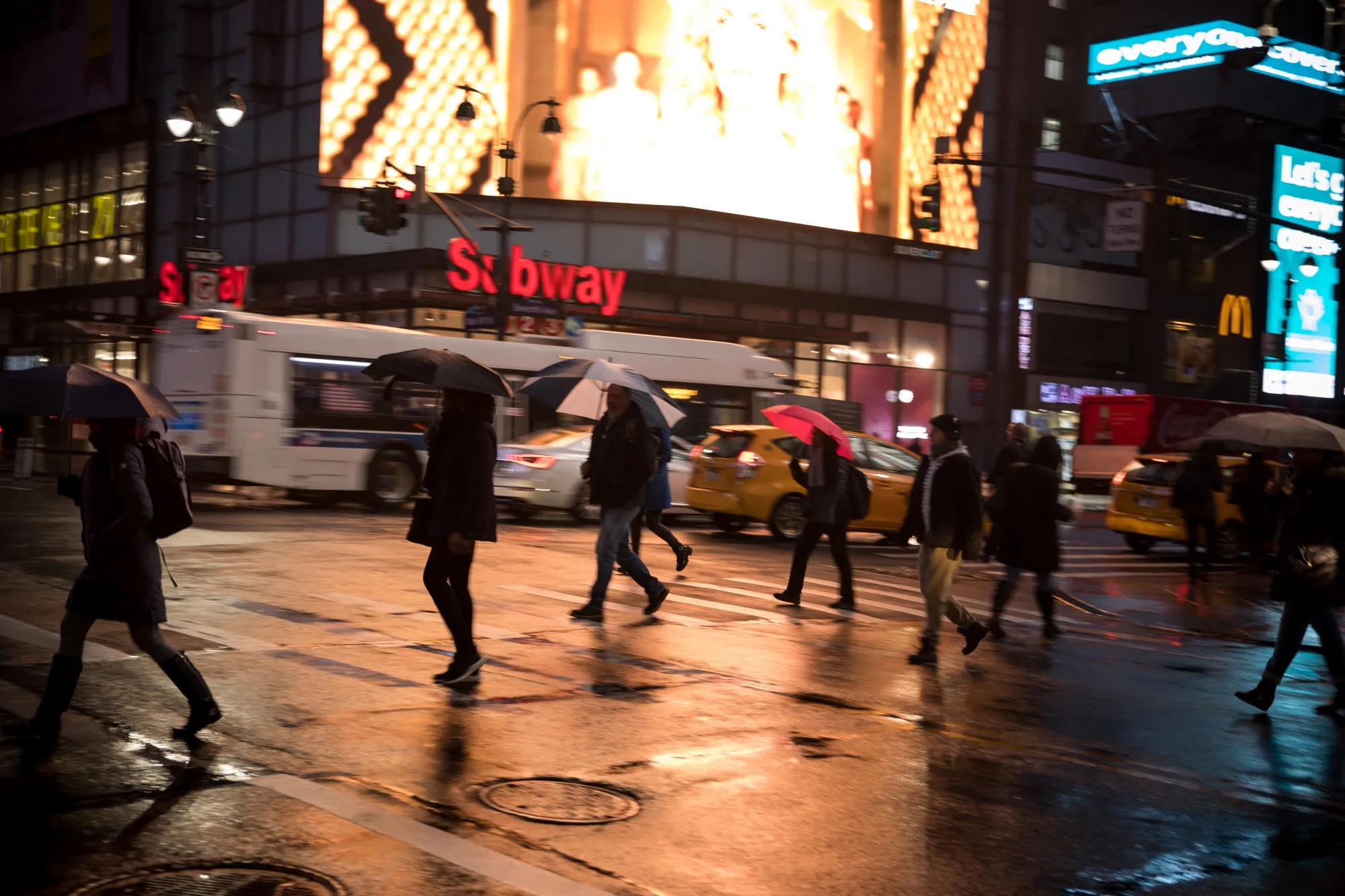 Manhattan As U.S. Stocks Slump On Mideast Flare-Up