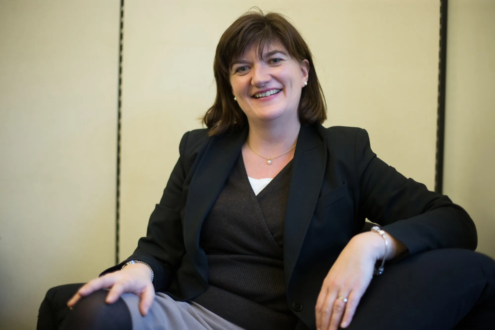 Nicky Morgan. Photographer: Daniel Leal-Olivas/AFP via Getty Images
