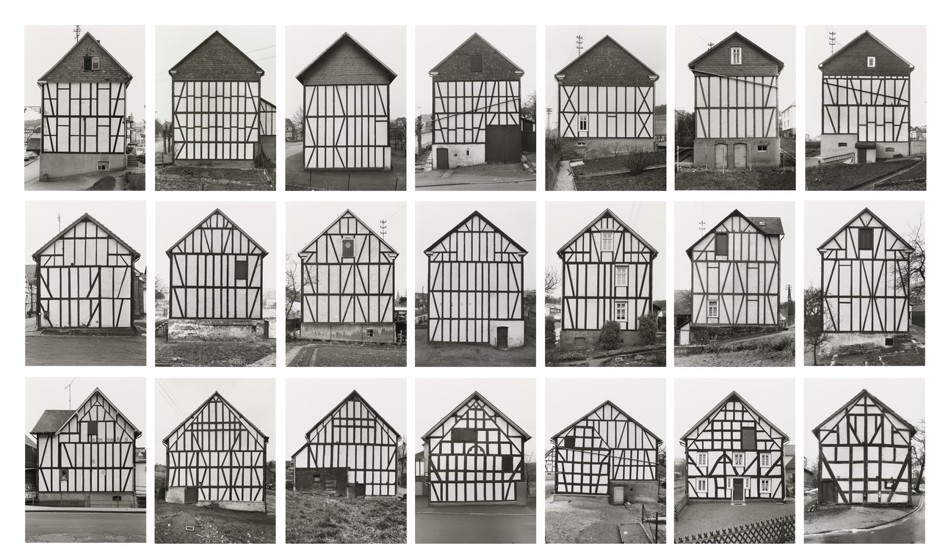 Hilla and Bernd Becher, &quot;Framework Houses,&quot; 1959–73