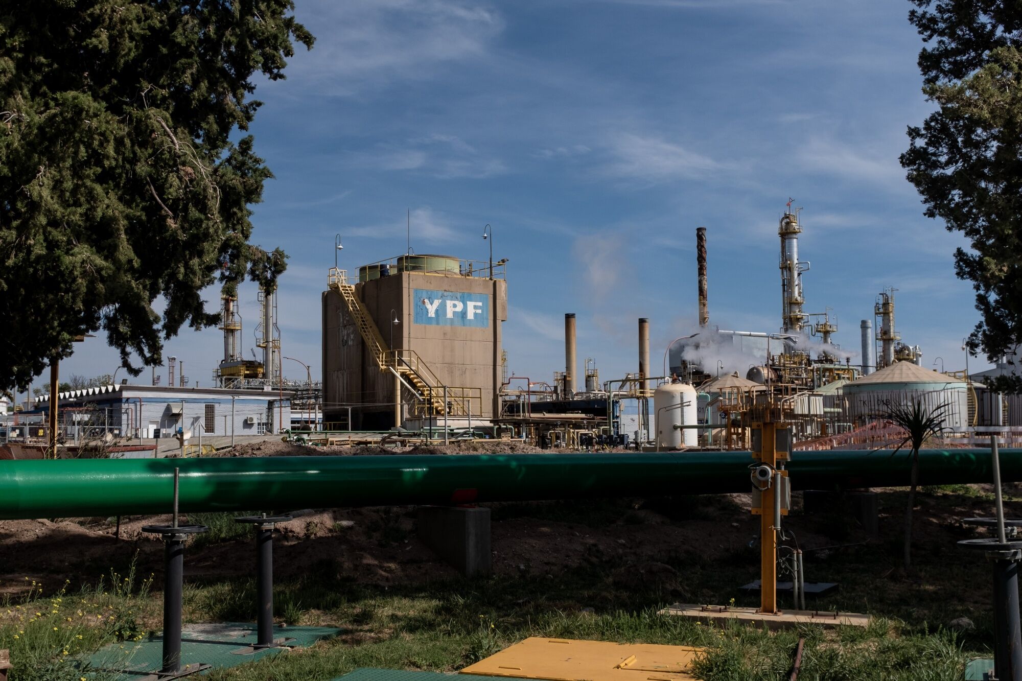 Argentina’s YPF state-run oil company’s facility in Plaza Huincul, Neuquen province, Argentina.