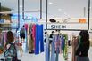 Clothes displayed at the Shein Group Ltd. headquarters in Singapore