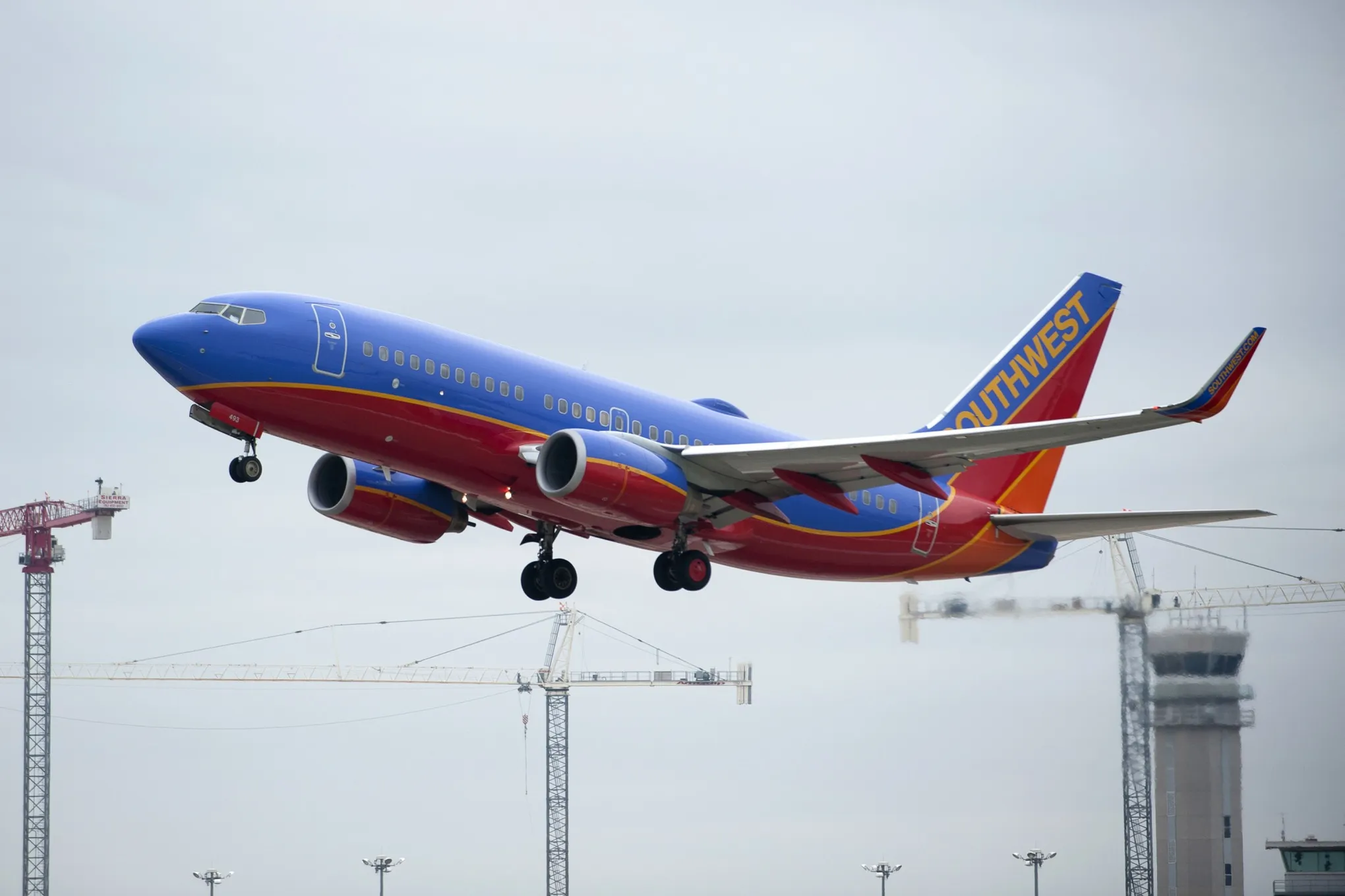 A Southwest Airlines Co. aircraft.