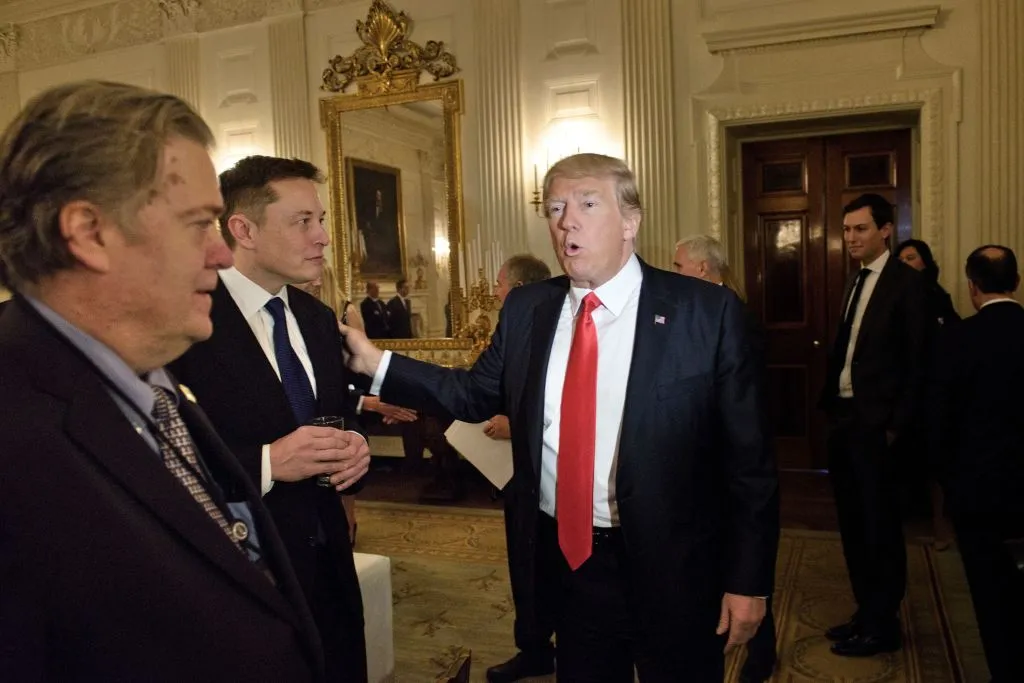 Musk and Trump, in happier times.