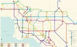 relates to Map of the Day: L.A.'s Freeways, Reimagined as a Subway