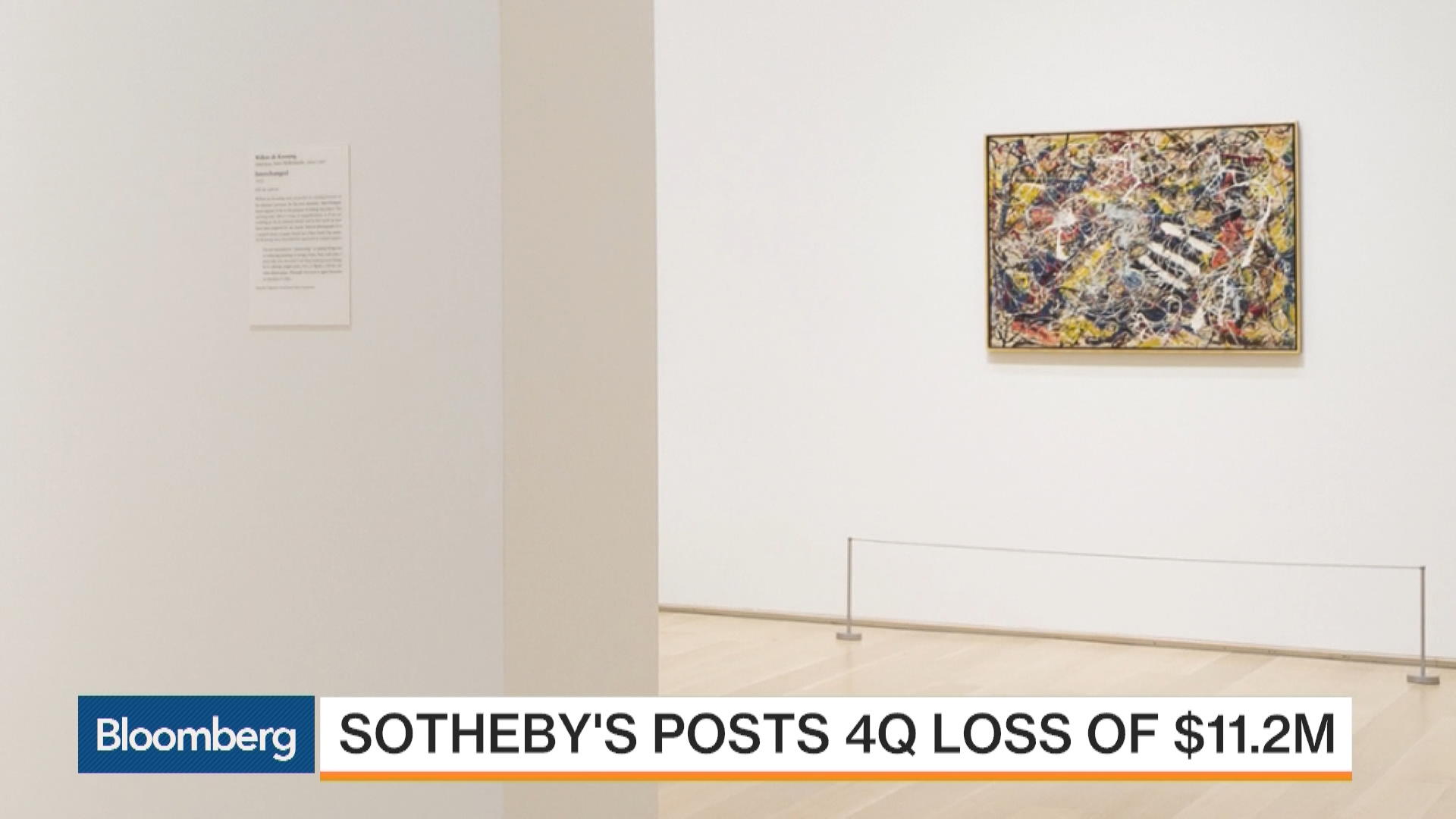 Watch Sotheby's Auction Sales Down 33% This Year - Bloomberg