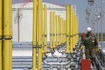 A Gazprom operated oil and gas refinery near Kikinda, Serbia. 