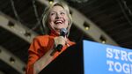 Democratic presidential nominee Hillary Clinton speaks on Aug. 8, 2016, in St. Petersburg, Florida.

