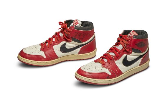 Michael Jordan’s Sneakers Fetch Record $560,000 at Sotheby’s