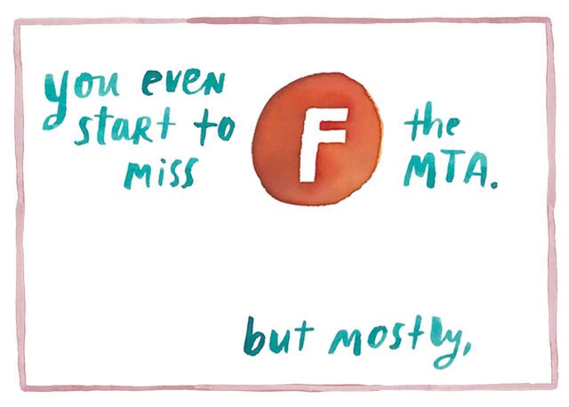 you even start to miss the MTA. But mostly,