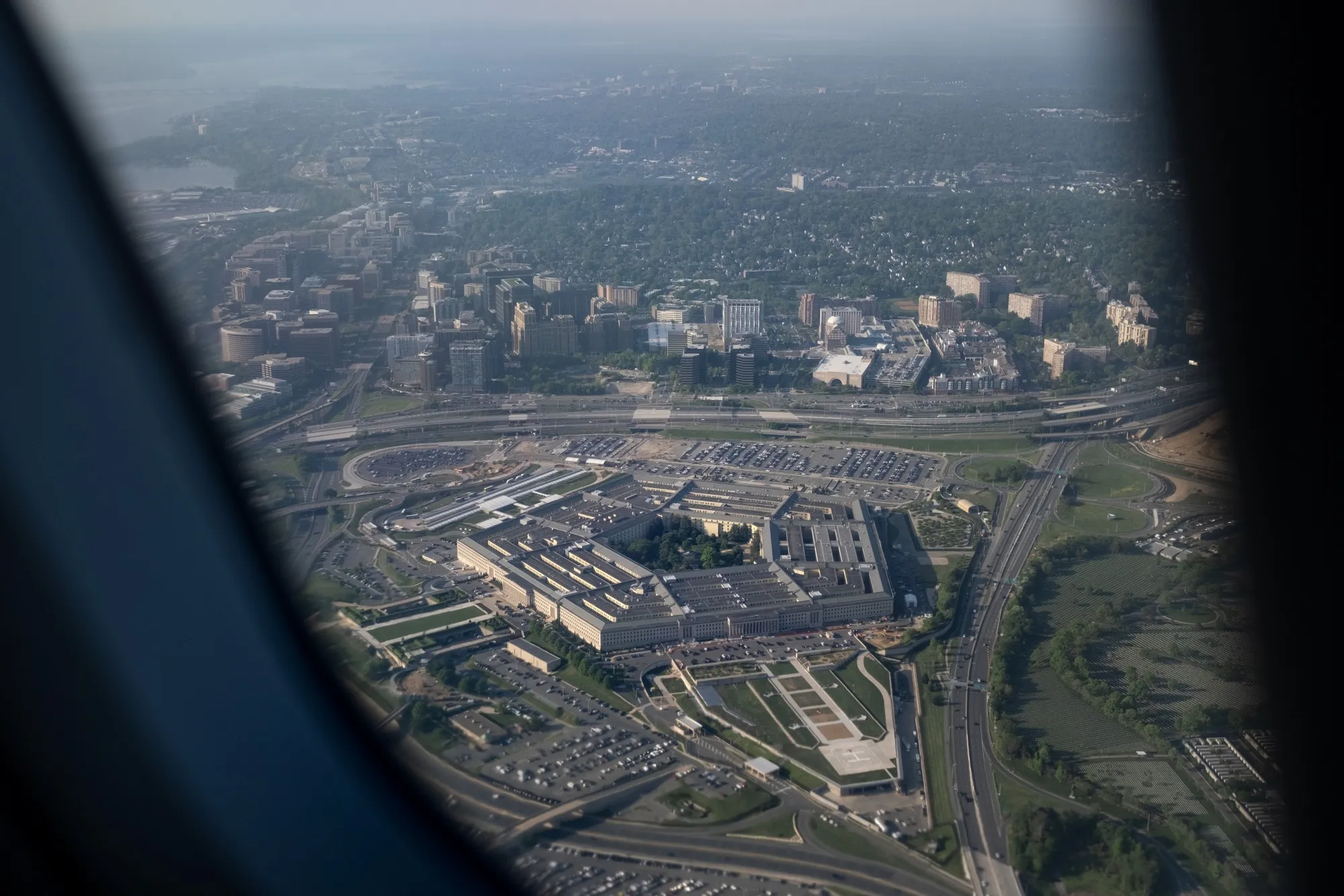 The Pentagon building in Arlington, Virginia.