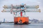 Three Cargo Cranes Head To South Boston Port
