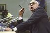 Paul Volcker chrm Federal Reserve Board speaking at Domes