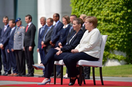 Angela Merkel Opts to Sit at Ceremony After Third Bout of Shaking