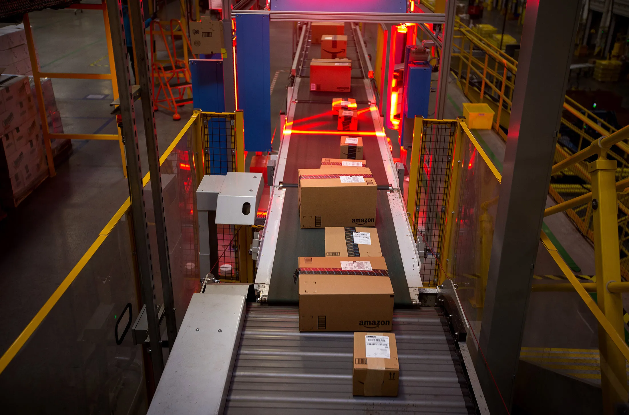 Operations Inside An Amazon.com Inc. Fulfillment Center On Cyber Monday