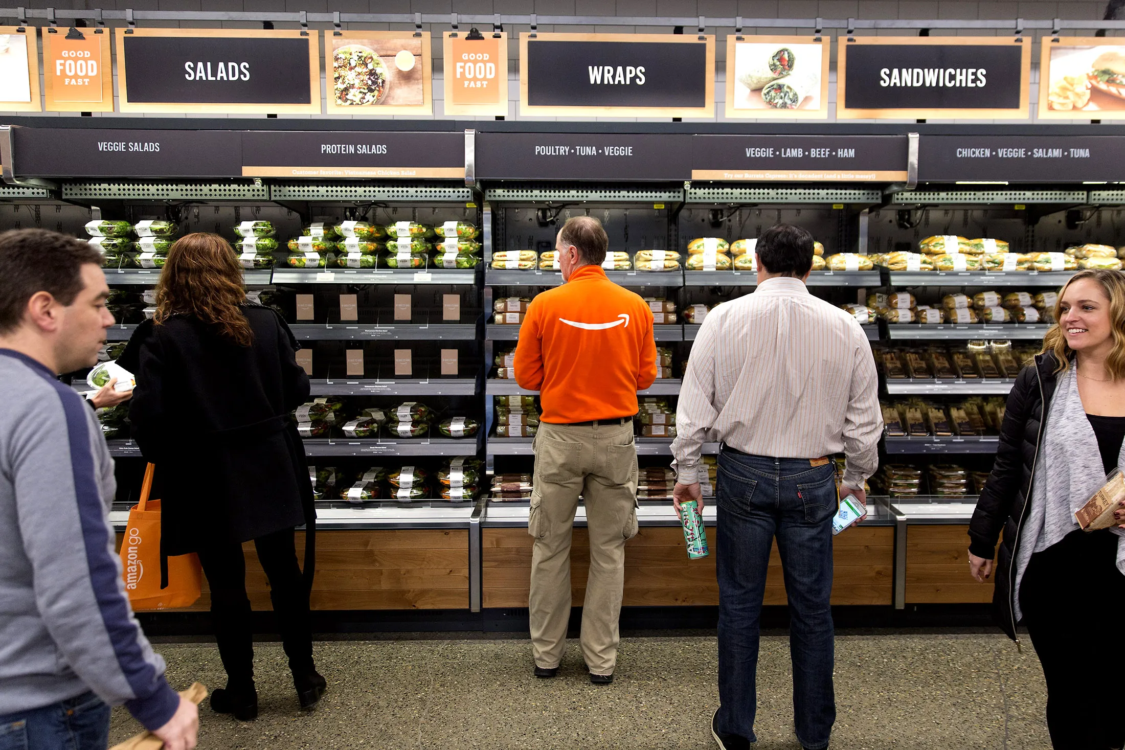 An Amazon Go store in Seattle, Washington.